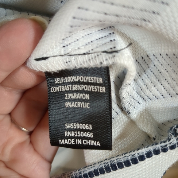 41 Hawthorn mixed media striped sleeveless black and white dress, size M - Picture 3 of 11